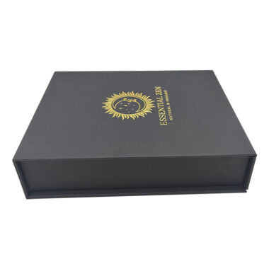 Black Magnetic box with foam