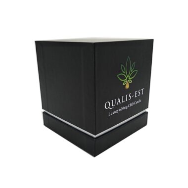 luxury black candle packaging boxes